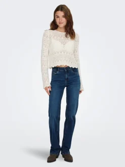 ONLBLUSH Mid waist Straight fit Jeans