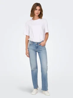 ONLBLUSH Mid waist Straight fit Jeans