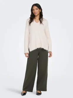 ONLBREMEN-YO Wide leg fit Broek met wijde pijpen