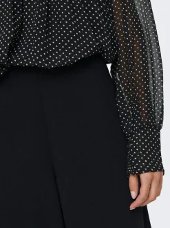 ONLBREMEN-YO Wide leg fit Broek met wijde pijpen