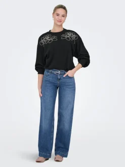 ONLBRENDA Low waist Wide leg fit Jeans