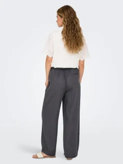 ONLBRUXELLES Straight fit Linnen Broeken