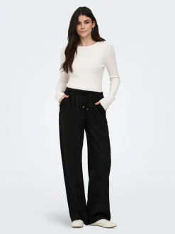 ONLBRUXELLES Straight fit Linnen Broeken
