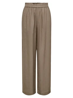 ONLBRUXELLES Straight fit Linnen Broeken