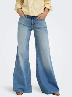 ONLCALIFORNIA Mid waist Wide leg fit Jeans