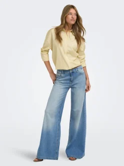 ONLCALIFORNIA Mid waist Wide leg fit Jeans