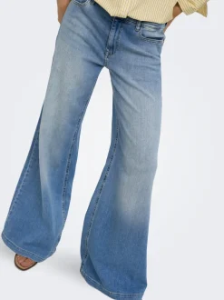 ONLCALIFORNIA Mid waist Wide leg fit Jeans
