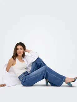 ONLCALIFORNIA Mid waist Wide leg fit Jeans