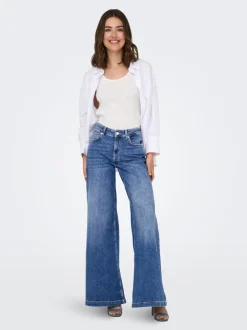 ONLCALIFORNIA Mid waist Wide leg fit Jeans