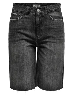 ONLCARO Mid waist Loose fit Denim shorts
