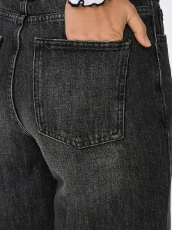 ONLCARO Mid waist Loose fit Denim shorts