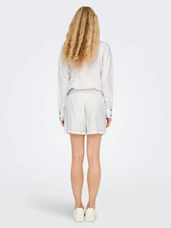 ONLCARO Mid waist Regular fit Linnen Shorts