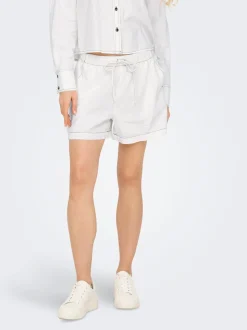 ONLCARO Mid waist Regular fit Linnen Shorts
