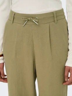ONLCARO-POPTRASH Comfort fit Linnen Broeken