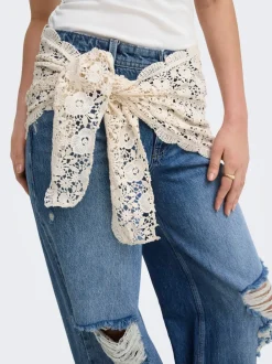 ONLCARRIE Mid waist Wide leg fit Jeans