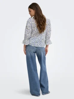 ONLCHARLOT Mid waist Wide leg fit Jeans