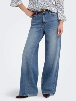 ONLCHARLOT Mid waist Wide leg fit Jeans