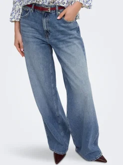 ONLCHARLOT Mid waist Wide leg fit Jeans