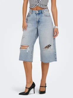 ONLCOBAIN Mid waist Loose fit Denim shorts