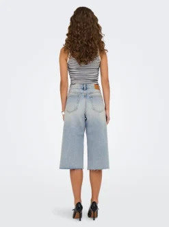 ONLCOBAIN Mid waist Loose fit Denim shorts