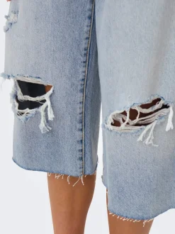 ONLCOBAIN Mid waist Loose fit Denim shorts