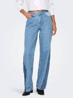 ONLCOBAIN Mid waist Wide leg fit Jeans