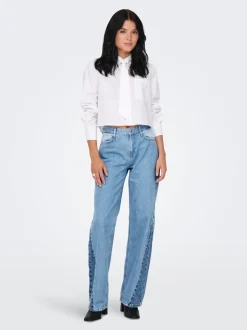 ONLCOBAIN Mid waist Wide leg fit Jeans