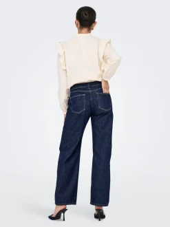 ONLCOBAIN Mid waist Wide leg fit Jeans