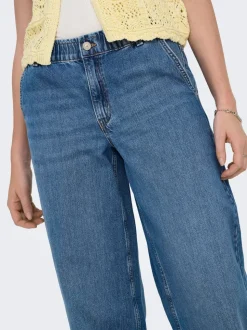 ONLCOMET Mid waist Wide leg fit Jeans