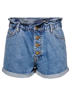 ONLCUBA High waist Relaxed fit Denim shorts