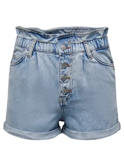 ONLCUBA High waist Relaxed fit Denim shorts