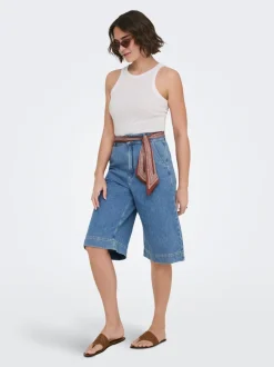 ONLDAVINA Mid waist Regular fit Denim shorts