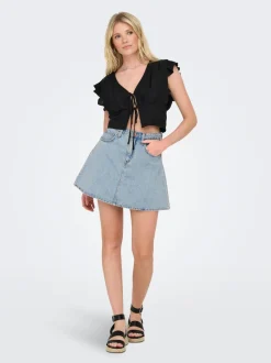 ONLEDEN Denim Denim rok Korte rok