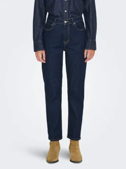 ONLELISA Mid waist Straight fit Enkel lengte Jeans
