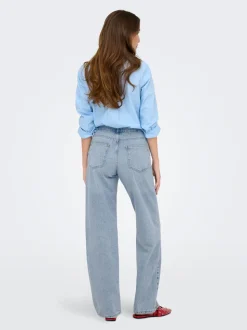 ONLELLA Mid waist Straight fit Jeans