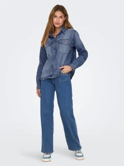 ONLELLA Denim overhemd