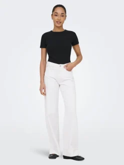 ONLELLA Mid waist Wide leg fit Jeans