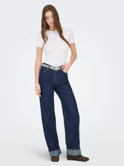 ONLELLA Mid waist Wide leg fit Jeans