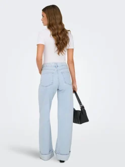 ONLELLA Mid waist Wide leg fit Jeans
