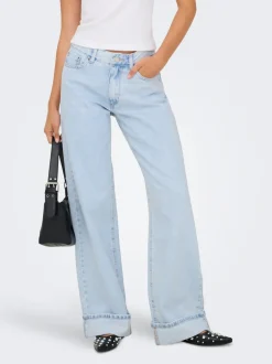 ONLELLA Mid waist Wide leg fit Jeans