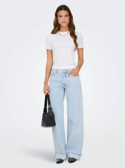 ONLELLA Mid waist Wide leg fit Jeans