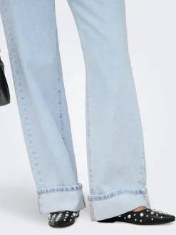 ONLELLA Mid waist Wide leg fit Jeans