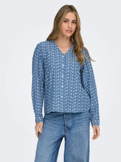 ONLELVIRA Denim overhemd