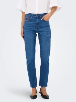 ONLEMEL High waist Straight fit Enkel lengte Jeans