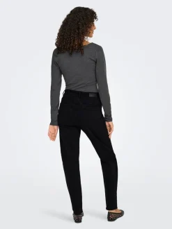 ONLEMEL High waist Straight fit Enkel lengte Jeans