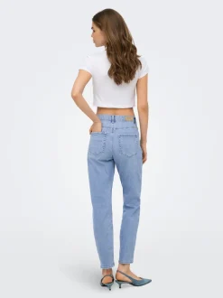 ONLEMEL High waist Straight fit Enkel lengte Jeans