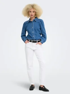 ONLEMEL High waist Straight fit Enkel lengte Jeans