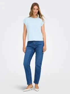 ONLEMEL High waist Straight fit Enkel lengte Jeans