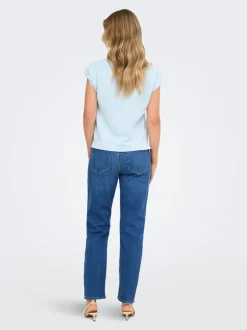 ONLEMEL High waist Straight fit Enkel lengte Jeans