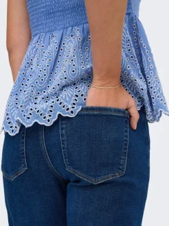 ONLEMEL High waist Straight fit Enkel lengte Jeans